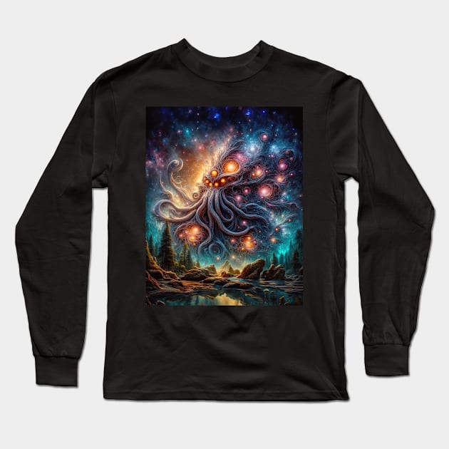 Yog-Sothoth forest Long Sleeve T-Shirt by JennyPool